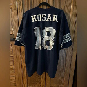 Vintage VTG Dallas Cowboys #18 Bernie Kosar Logo 7 NFL Football Jersey | XL